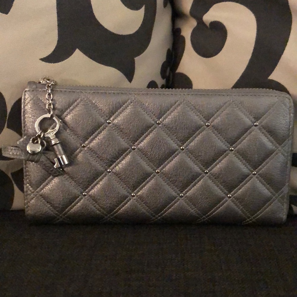 🚫SOLD🚫 Lovecat “L” zip Studded Wallet